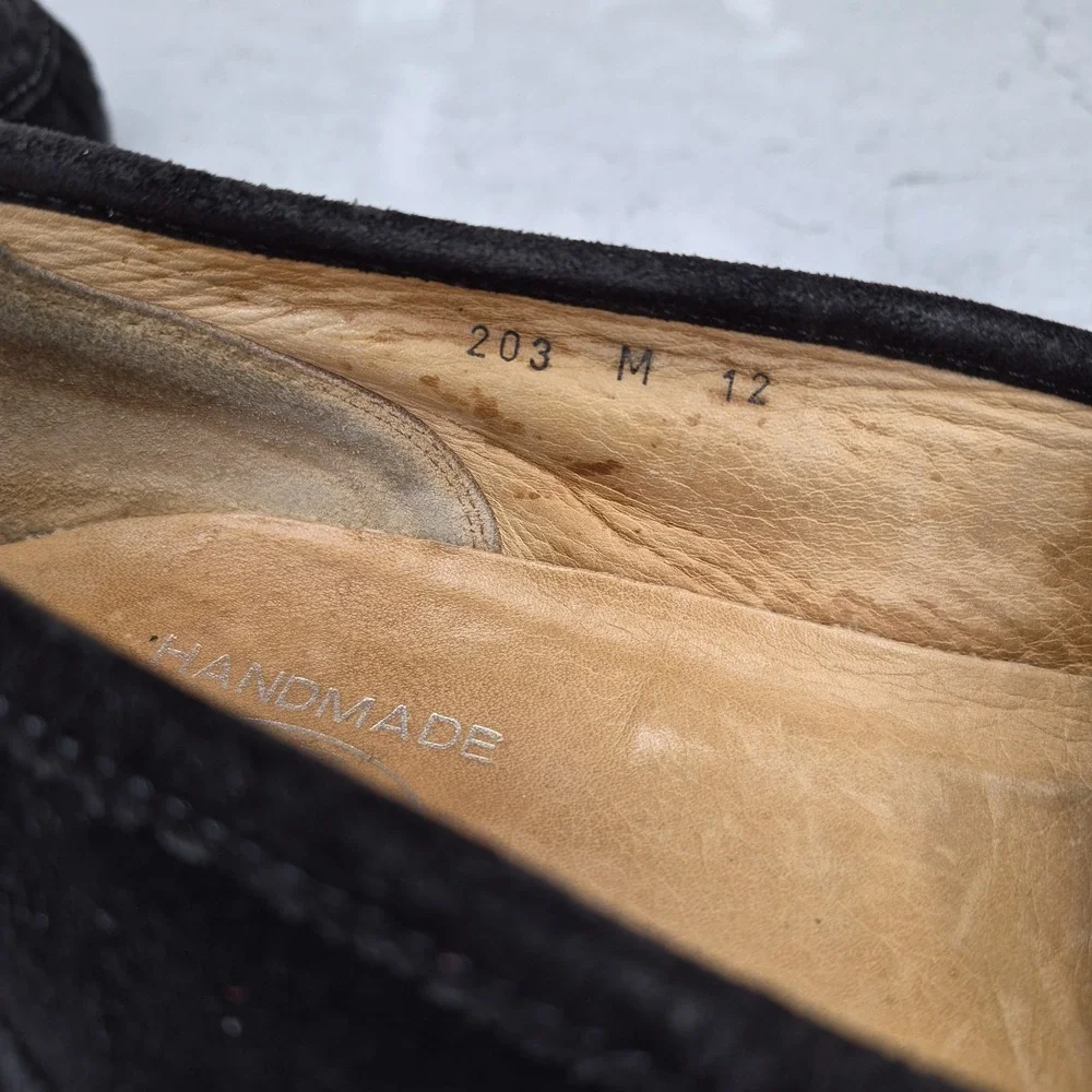Church's Black Suede Horsebit Loafers Men's UK 12 / US 13 England‎ Gucci Style